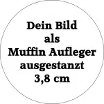Cup Cakes Aufleger 3,8 cm
